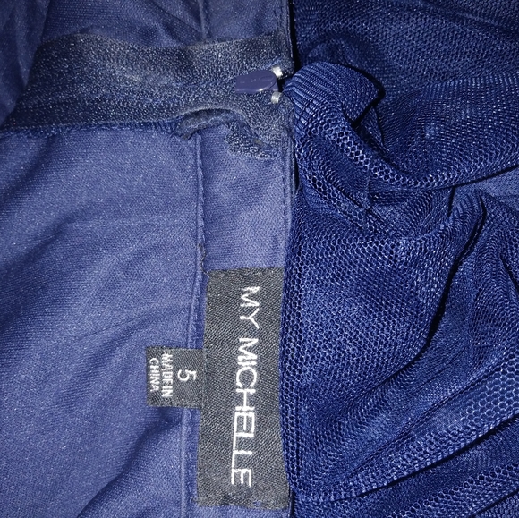 My Michelle S Royal Blue Formal Skirt 2-Piece SET - Picture 7 of 9